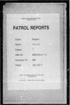 Patrol Reports. Western District, Nomad, 1969 - 1970