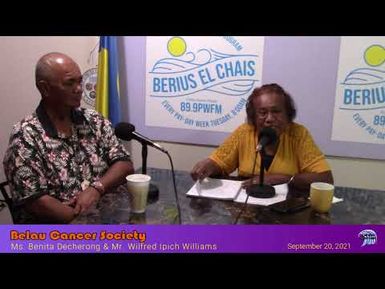 Updates with Belau Cancer Society (9/20/2021)