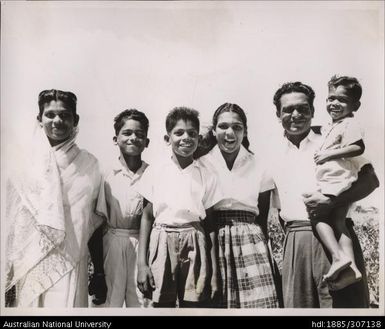 Indian Farmer and family