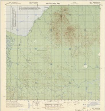 New Britain, provisional map (Mt Mululus)