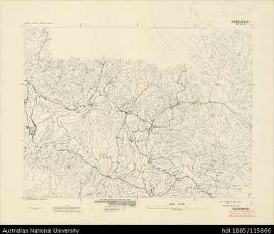 Papua New Guinea, Kerowagi, provisional map, Sheet NMP-58-019, 1957, 1:63 360