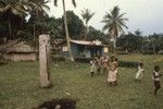 Children after school with slit gong