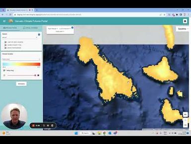 Walk-through Video Demonstration of the VanKIRAP Project’s Vanuatu Climate Futures Portal. (2)