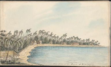 View of one of the points of Riatea [i.e. Raiatea], ca.1850