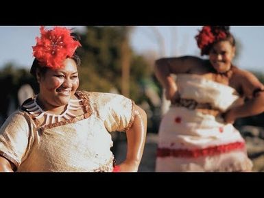 Dancing the Taualuga with Ida & Jill