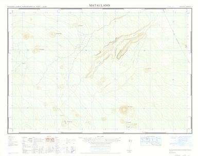 Western Samoa topographical map 1:20,000: Mataulano (Sheet 8)