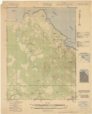 New Guinea 1:20,000 series: Potsdam, ed.1 (Recto J.R. Black Map Collection / Item 4)