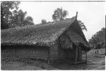 Houses in what appears to be a coastal Christian village, likely not in Kwaio