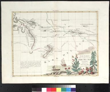 Nuove Scoperte : fatte nel 1765, 67 e 69 nel : mare del sud / G. Zuliani scl ; G. V. Pasquali, scri