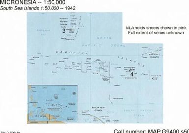 South Sea Islands 1:50,000 : Gomanbun no ichi kotsuzu nanyo gunto