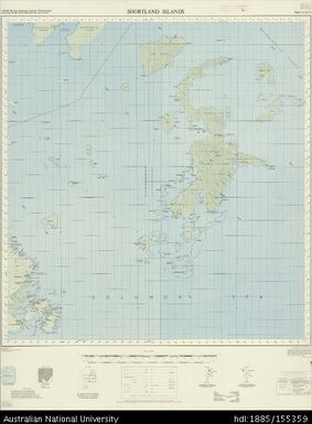 Solomon Islands, British Solomon Islands Protectorate, Shortland Islands, Series: X711, Sheet 6-156-13, 1967, 1:50 000