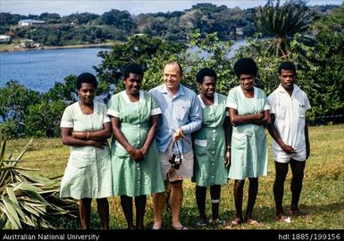 Dr Peter Greenwell and nurses, Paton Memorial Hospital