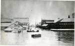 View of flooded Charlotte Street and Eagle Street, Brisbane, Feb 1893