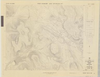 Port Moresby and environs 1977 / PNG National Mapping Bureau