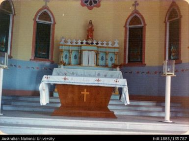 Interior of Catholic Church at Tapiwa