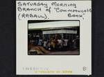 Saturday morning, branch of Commonwealth Bank, Rabaul, [Papua New Guinea, 1969?]
