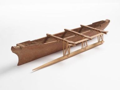 Model paopao (dugout canoe)