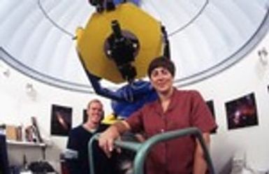 Students at the Keck Observatory in Hawaii.