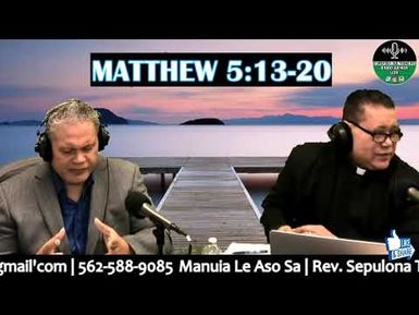 Sunday Message with Rev. Sepulona Tanuvasa & Tuila'epa Su'a. 2/16/20
