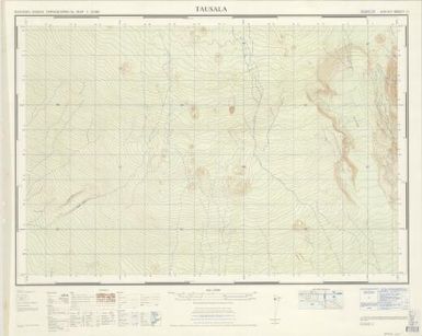 Western Samoa topographical map 1:20,000: Tausala (Sheet 11)