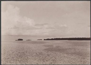 The coast of Choiseul, viewed from Bougainville Straits, Solomon Islands, 1906, 2 / J.W. Beattie