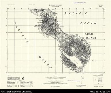 Papua New Guinea, New Ireland, Tabar Island (South), Series: AMS T795, Sheet 6149 II, 1960, 1:50 000