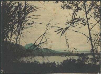 View overlooking Rabaul Harbour, New Guinea, ca. 1930 / Sarah Chinnery