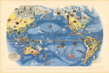 Pageant of the Pacific (Plate II. The fauna and flora of the Pacific)