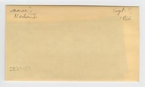[Marae stones in Hawaii, envelope IE29-154]