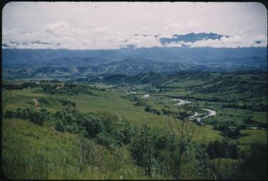 Minj River at south-east end of Minj Station : Papua New Guinea, 1954 / Terence and Margaret Spencer