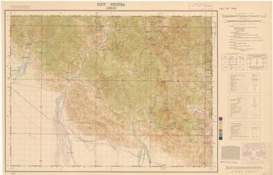 Leron / compilation and detail, by 2 Fd. Svy. Coy., Aust. Svy. Corps., Aug. 44, with aid of air photos ; drawing, 2 Fd. Svy. Coy. & LHQ Cartographic Coy., Aust. Svy. Corps., Nov. 44 ; reproduction, LHQ Cartographic Coy., Aust. Svy. Corps., Oct. 44