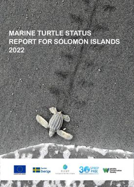 Marine Turtle Status report for Solomon Islands 2022
