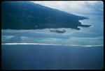 Aerial view of the western end of Tahiti taken from TEAL Short Solent