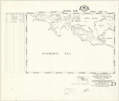 Milinch of ... : fourmil of ... (23 - Fourmil of Kavieng - Milinch of Djaul NW)