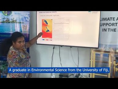 World Meteorological Day: Kiribati first Meteorological Service Oceanographer