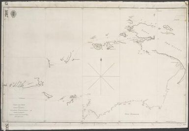 Chart of the track and discoveries of the East India Company's cruizers Panther & Endeavour : under the command of Lieut. John McCluer, 1790, 1791 & 1792