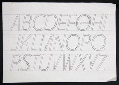 Churchward Legible Condensed Light Italic Sketch