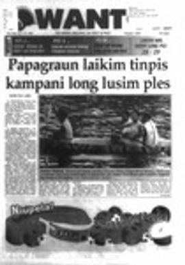 Wantok Niuspepa--Issue No. 1559 (June 03, 2004)