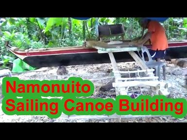 Namonuito Sailing Canoe Building, Micronesia