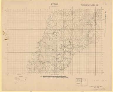 Efogi : provisional / 2 Aust. FD. Svy. Sect Oct. 42