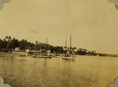 Boats in the Ha'apai Group, 1928