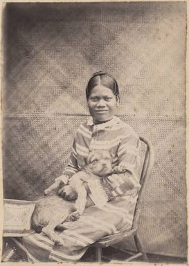 Majuro girl, 1886
