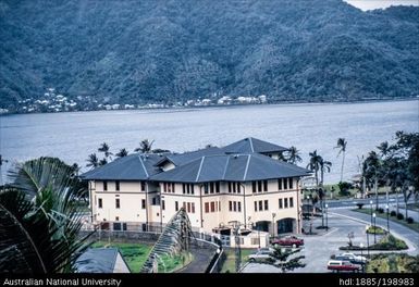 American Samoa - house by the water
