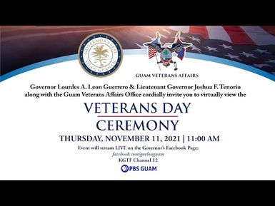Guam Veterans Day Ceremony 2021