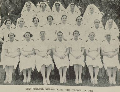 New Zealand nurses with the troops in Fiji