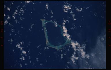 STS050-11-010 - STS-050 - Earth observation scene of Bikar Atoll, Marshall Islands.
