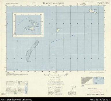 Papua New Guinea, Admiralty Islands, Purdy Islands NE, Series: AMS T893, Sheet 3448 II NE, 1:25 000, 1958