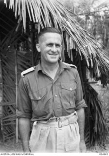 YAMIL 2, NEW GUINEA, 1945-08-01. LT-COL F.G. WOOD, COMMANDING OFFICER, 2/6 INFANTRY BATTALION