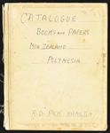 Catalogue Books and Papers New Zealand Polynesia R.D. Pick Hamilton