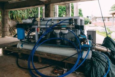 Water filter system, Fakaofo, Tokelau